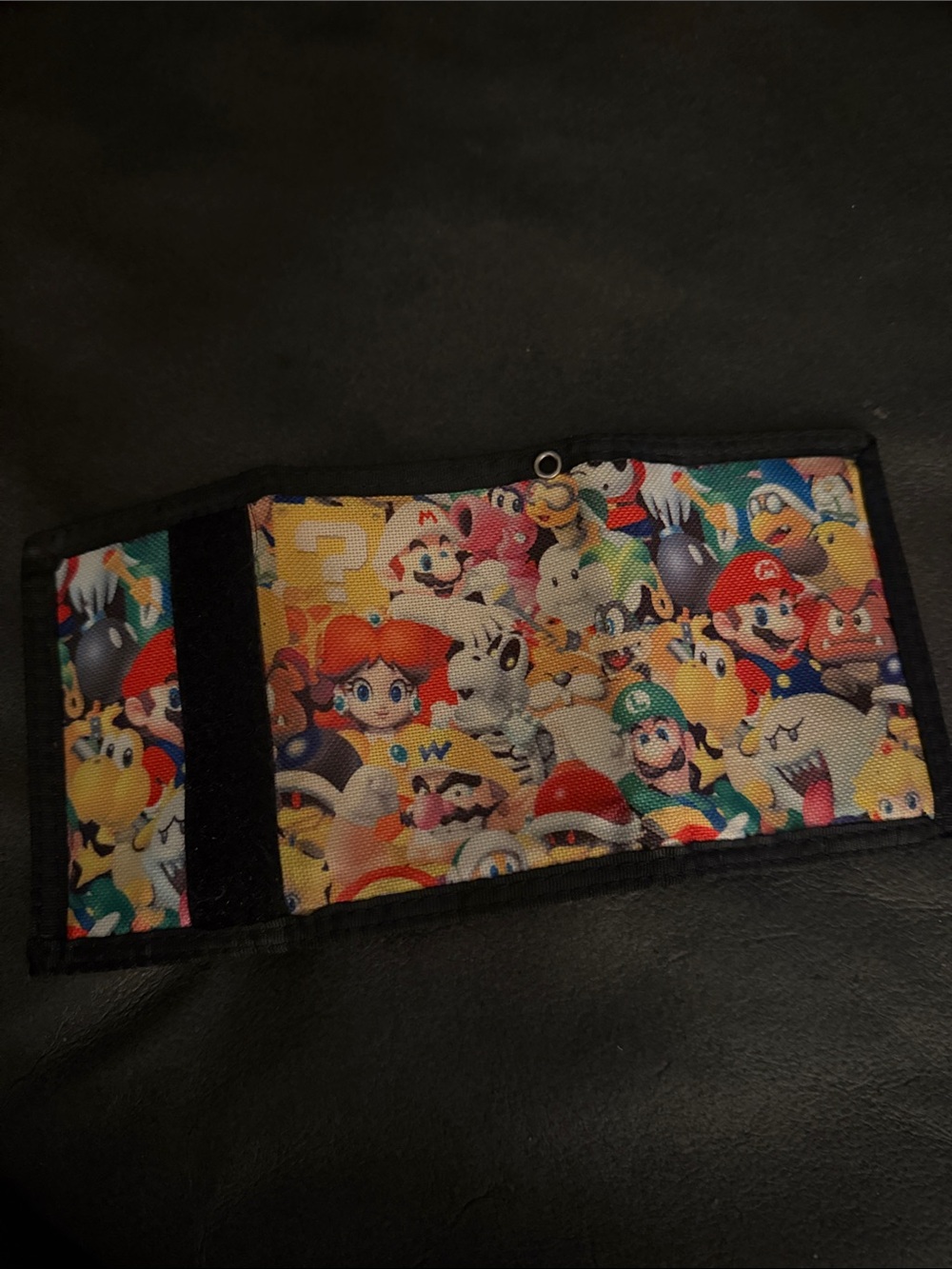 Nintendo Multicolor Super Mario Characters Tri-Fold Wallet
